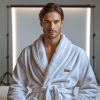 Luxury Cotton Bathrobe – Soft, Absorbent & Cozy